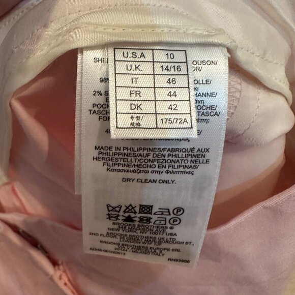 BROOKS BROTHERS RED FLEECE WOMENS PINK CHINO PANTS NEW SIZE 10 - Picture 9 of 12